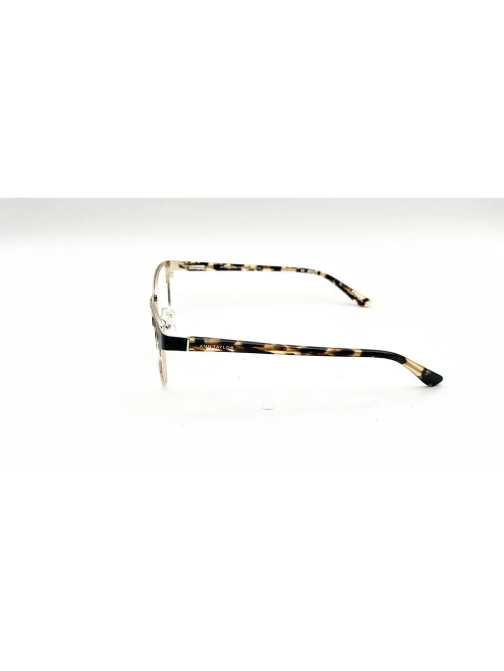 Ann Taylor Atp706 C01 Black Gold Authentic Eyeglasses 48-16-125